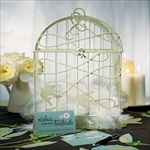 Modern Decorative Birdcage with Birds in Flight
